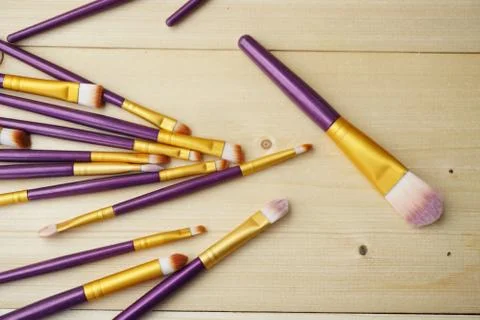 Close up Make Up Brush. Stock Photos