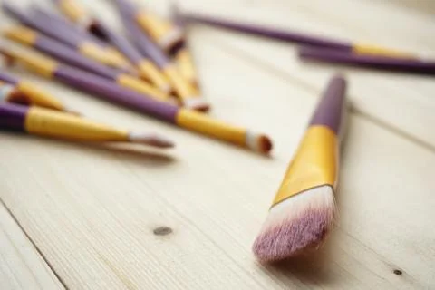 Close up Make Up Brush. Stock Photos