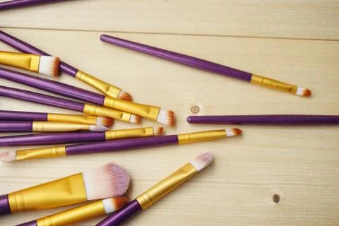 Close up Make Up Brush. Stock Photos