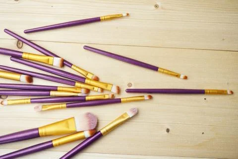 Close up Make Up Brush. Stock Photos