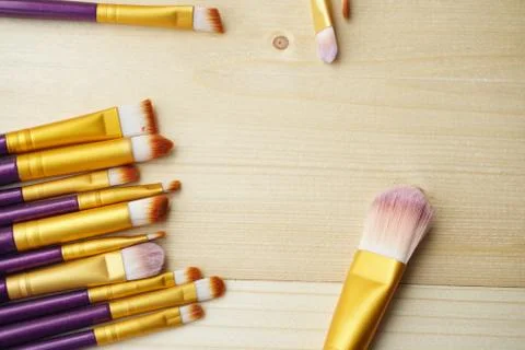 Close up Make Up Brush. Stock Photos