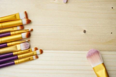 Close up Make Up Brush. Stock Photos