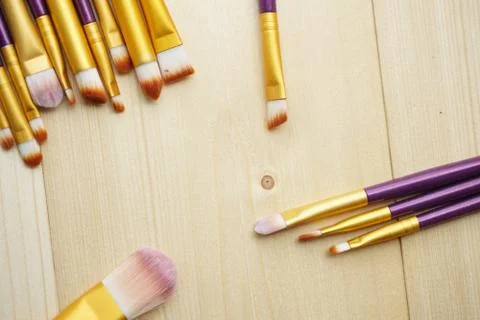 Close up Make Up Brush. Stock Photos