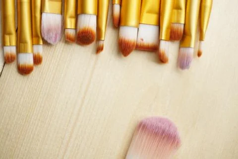 Close up Make Up Brush. Stock Photos