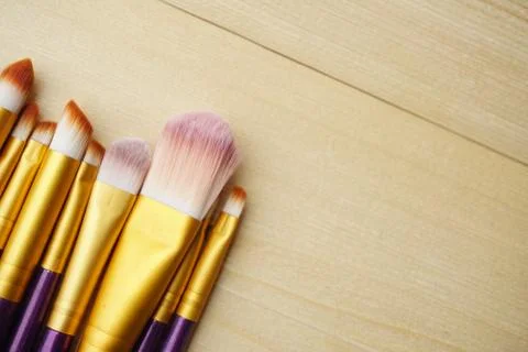 Close up Make Up Brush. Stock Photos