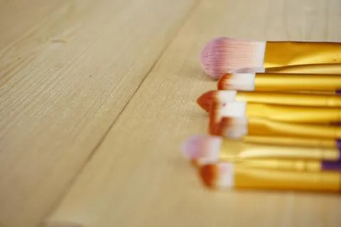 Close up Make Up Brush. Fotos de archivo