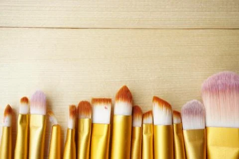 Close up Make Up Brush. Stock Photos