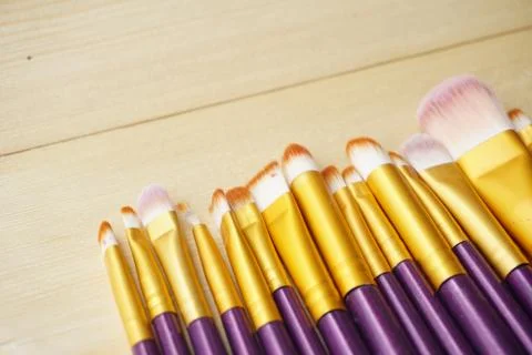 Close up Make Up Brush. Stock Photos