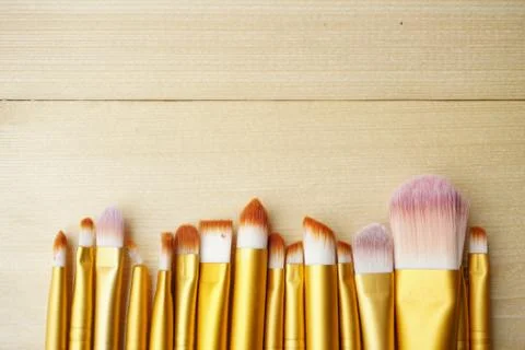 Close up Make Up Brush. Stock Photos