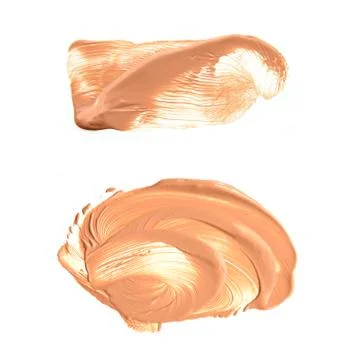 Close up of a make up powder on white background Stock Photos