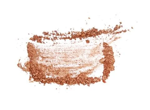 Close up of a make up powder on white background Stock Photos