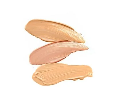 Close up of a make up powder on white background Stock Photos
