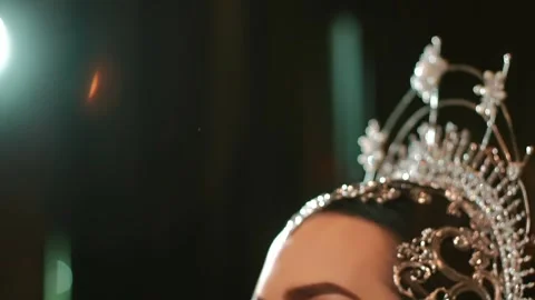 Close Up of Makeup Brush Applying Blush to Model's Cheek Stock Footage 268295516