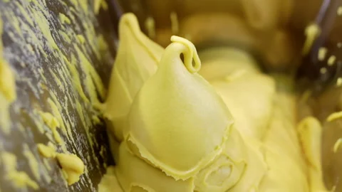 Close-up of making sweets in production. Stock Footage 166555622