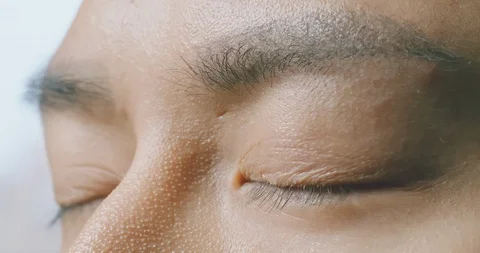 Close up of male eye Stock Footage 121950180
