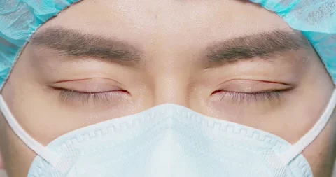 Close up of male eye Stock Footage 135750797