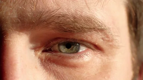 Close up of a male eye looking at camera. Stock Footage 168793899