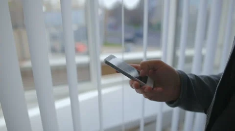 Close up of a male hand which thumbs through news Stock Footage 62171482