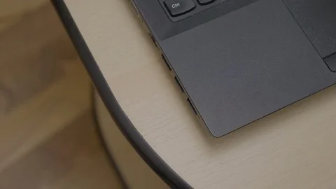 Close up of a male hands holding an memory data stick and searching for the r Stock Footage 87014159