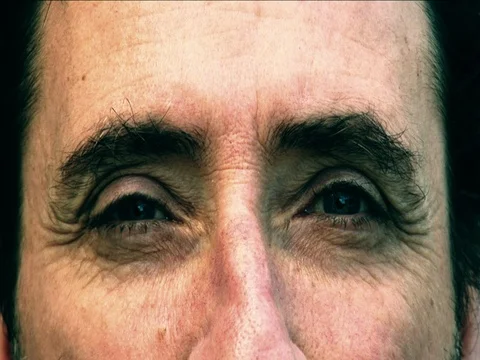 Close up of male's eyes. Stock Footage 80046041