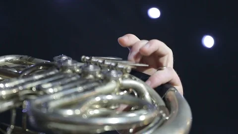Close up of male's hands playing the voltorna Stock Footage 108563469