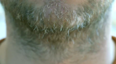Close up of a man with beard Stock Footage 49409822