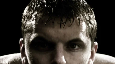 Close up of man doing push ups Stock Footage 33830889