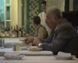 Close up of man eating meal SD Footage