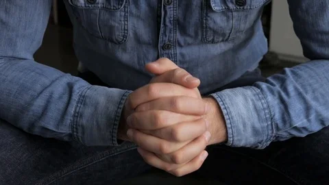 Close Up Of A Man Hands Stock Footage 73067718