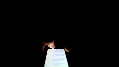 Close up man hands texting message on mobile smart phone Stock Footage 108781423