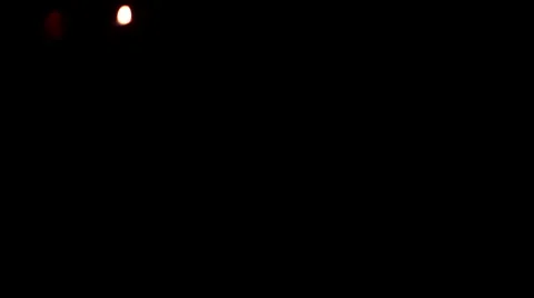 Close Up of a Man Ligthing a Torch, Then Running Away Stock Footage 67670161