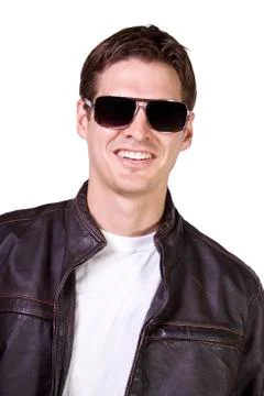 Close up on a man Stock Photos