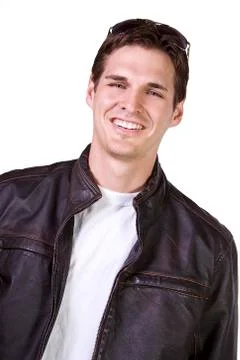 Close up on a man Stock Photos