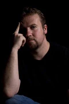 Close up on a Man Stock Photos