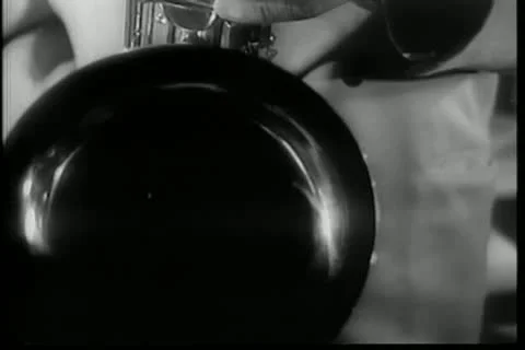 Close-up of man playing saxophone Stock Footage 11356065