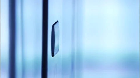 Close up of a man pushing an elevator button. Stock Footage 46869396