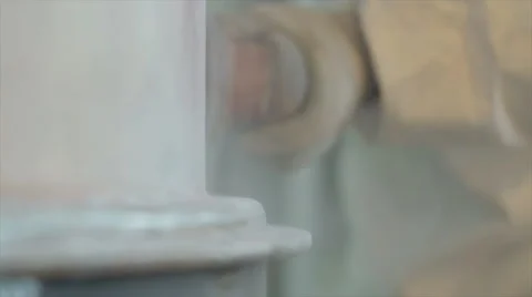 Close up of man sanding - Slow Motion Stock Footage 44292639