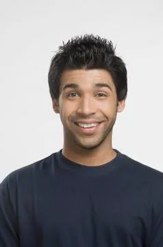 Close-up of a man smiling Stock Photos