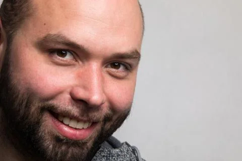Close-up of a man smiling Stock Photos