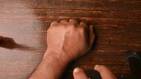 Close-Up of a Man Spraying Perfume on His Hand – Personal Care Footage Stock Footage 329353265