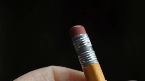 Close up of a man twirling a pencil Stock Footage 70324596