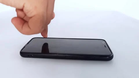Close up man use of smart phone Stock Footage 294185311