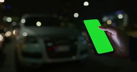 Close up of a man is using a smartphone as remote control of self pilot. Video stock 121555555