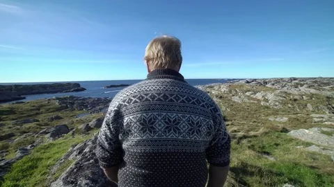 Close. Man walking. Stock Footage 77974898