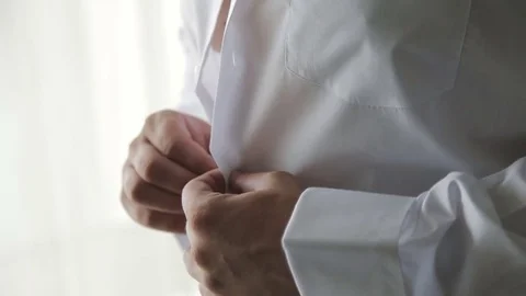 Close up of man wears a suit Stock Footage 82528310
