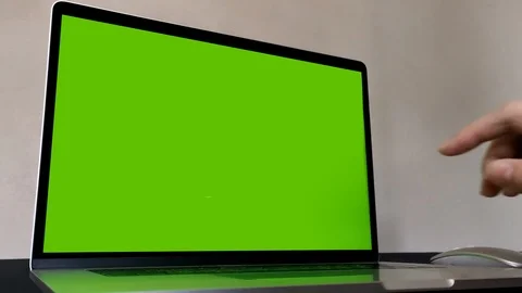 Close-up man working with notebook laptop Video stock 121866757