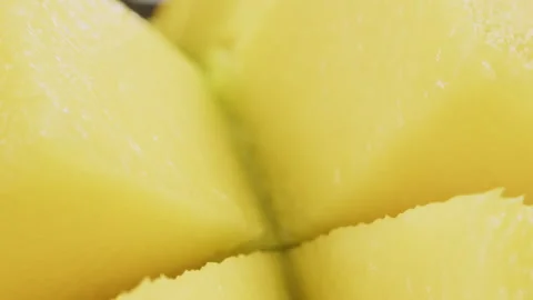 Close up of mango fruit with probe macro lens Stock-Footage 247913021