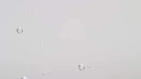 Close up many bubble forms and rises up Stock Footage 131567432