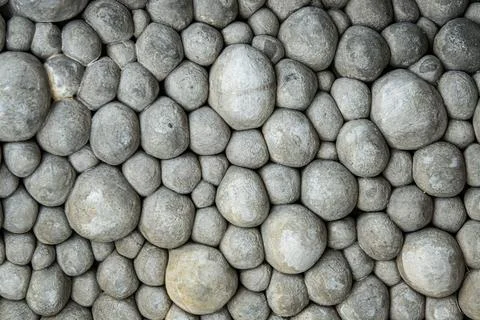 A close up of many small rocks Foto stock
