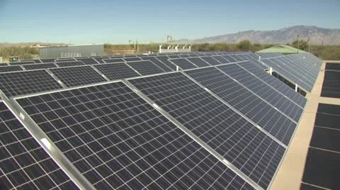 Close-Up of Many Solar Panels 4 스톡 동영상 19143151